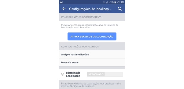 usar o Facebook para achar um celular perdido ou roubado.